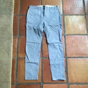 Men’s jcrew skinny stretch chinos; 32w x 34L; light blue; new without tags